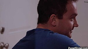 Jasmine Jae Seduces Stepson with Big Tits for Intense Afternoon Sex  