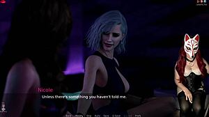 Ms. Denvers performs erotic show on stage in ep 41.