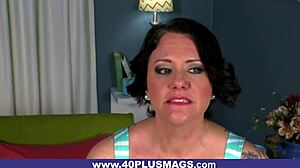 Tattooed mature Stacy gets drilled with passion