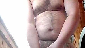 russian man in private moment