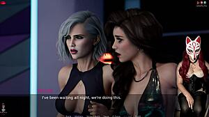 Ms. Denvers performs erotic show on stage in ep 41.