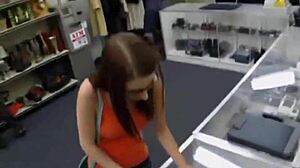 Busty nerd slut fucked for student loan