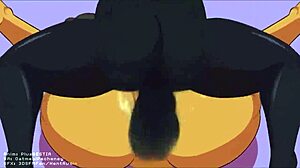 I'm mating press this milf's huge ass in 3d hentai roughly