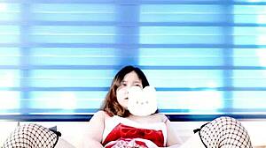 한국 걸, 섹시한 애니 액션