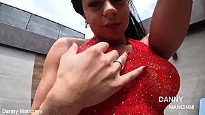 Damn, girlfriend rebolando that bunda in a tiny dress with no panties!