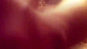 young girl masturbates with big cock alone at home