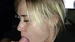 도심 트럭 뒤 섹시녀 자지빨이