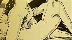 anyone into vintage erotic drawings from old-school anime?