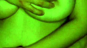 i'm seducing my girlfriend by carressing her big natural tits in front of the camera, making her masturbate to orgasim - luxuryorgasm