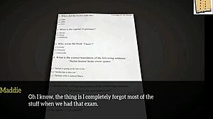 In this cartoon game, I introduce my new family with a blonde teen 18+ and small tits