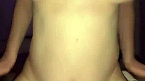 Rough Stepsister Fuck, Cum On Stomach