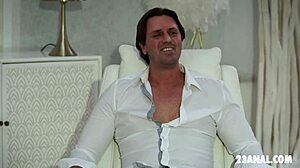 Brunette Neighbor Julia Red Gets Anally Done in Bareback Doggystyle