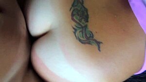 Painful Anal for Tanned Milf Ends with Deep Creampie on Bar Stool