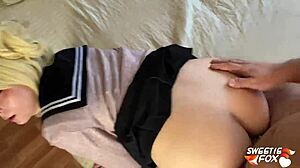 passionate deepthroat and hardcore fucking toga himiko in cosplay from league of villains