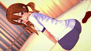 Stepsister Wants To Fuck In Sports Outfit In The Infirmary, Feeling So Excited In Uncensored Hentai 3D.