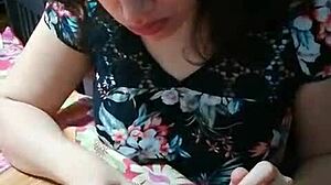 Old Man Enjoys Milk, Oreos, and Cum in Quick Fetish Play