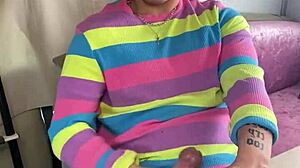 horny college guy talks dirty while jacking off his big cock 😏