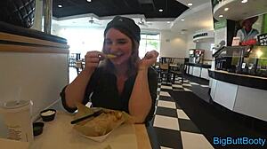 cumshot and impregnating creampie for slutty girlfriend