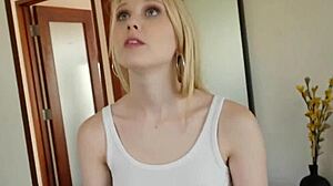 Teen 18+ Gets Cummed On By Stepbro With Monster Cock In Hd Interracial Scene