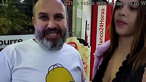 Ma Santos Oficial Can't Resist Fucking In Halloween Car With Mr Matusalem And Binho Ted