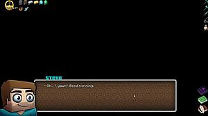 Wow, Hornycraft parody hentai ep 49 has Alex getting double creampie in tight pussy! 😍