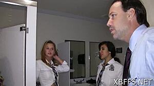 A Man Has Rough Sex With Several Teen 18+ Pornstars In Group Fucking Scene