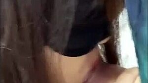 College Couple Has Sex In Toilet After Blowjob And Creampie