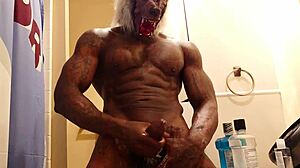 Big Black Hairy Cock Worship by Brunette Hallelujah Johnson Solo