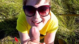 Russian teen 18+ blowjob cumshot compilation by Catinred