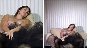 Mai Mao Feels Erotic Emotions During Striptease With Clothes Ripped