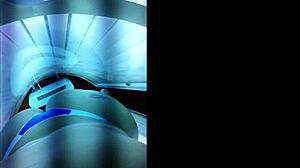 Brazilian Amateur Prepares Ass for Lover in Tanning Booth