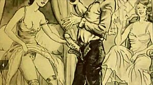 anyone into vintage erotic drawings from old-school anime?