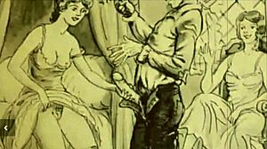 anyone into vintage erotic drawings from old-school anime?