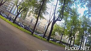 wicked teen begs mature man for sloppy blowjob and assfucking