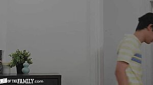 Busty rebel stepsister begs stepbro to bang her doggystyle in his bed! 🔥