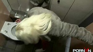 mature blonde mommy flashing natural tits in panties outdoor for hardcore fun