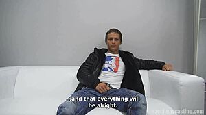 Czech Amateur Robert Auditions for Gay Casting