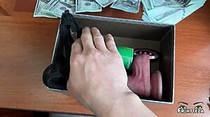 Milf stepmom receives double penetration gift from stepson