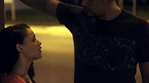 Holly Hendrix tied up, doggystyled in public!