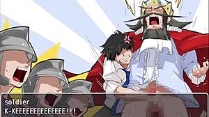 Helping King with Two Elven Slaves in Anime World