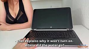 I helped my stepsister fix her laptop and she decided to thank me