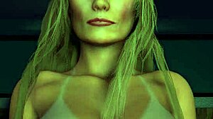 Mature Cougar Rides Dildo With Curvy Tits!