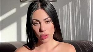 I'm sucking giant dildo and preparing my pussy for it