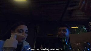 Monique Bertolini gives tour in motorhome workshop.