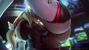 d va mercy and widowmaker share intimate lesbian moments