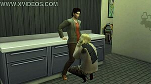 Coffee with a friend, then fucking in the bathroom