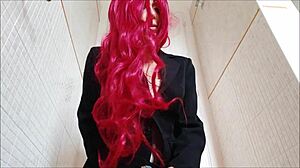 Gorgeous Italian Secretary Has Colitis