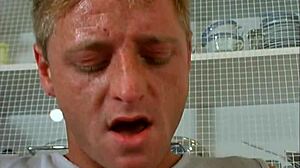 Couple Pounds Hard in German Kitchen