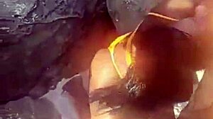 bela india beach bukkake blowbang big cock group