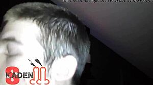 Straight guy gets his cock sucked by gay in homemade